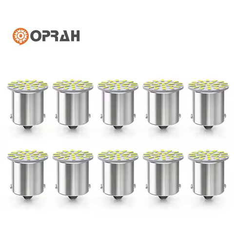 10X LED Bulbs 1156 BA15S P21W 3014SMD 1157 BAY15D P21/5W For Truck Bus RV Bulbs DRL Daytime Running 