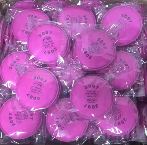 2091/2097 Particulate Filter P100 For 3m 6200 6800 7502 SerieRespirator Dust Mask AccessoryCarpenter