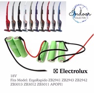 Electrolux Vacuum Cleaner 18V Rechargeable Lithium Battery Kit ErgoRapido ZB2941 ZB2943 ZB2942 ZB301