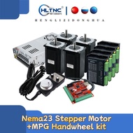 Nema 23 Stepper Motor Kit 57mm 3 4 Axis CNC Driver TB6600 DM542 DM556 & USB Mach3 Controller & 350W 