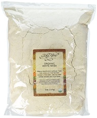 Gold Mine White Corn Masa Harina - USDA Organic - Macrobiotic, Vegan, Kosher and Gluten Free Flour for Healthy Mexican Dishes  5 LBS