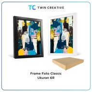 Photo Frame Aesthetic Wall Frame Minimalist Table Frame Room Fiber Frame - Thick 6R Classic Photo Fr