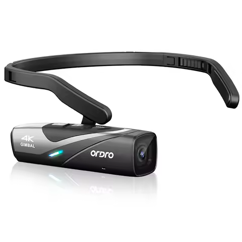 Ordro EP8 Head Wearable Action Camera Vlog 4K 60fps for YouTube Videos Motorcycle Helmet Digital Cam