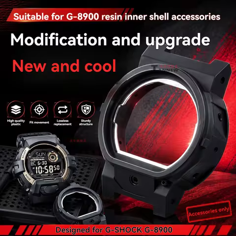 Replacement Resin Inner Case for Casio G-Shock G-8900, Protective Housing Frame Replacement for G890
