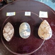 App 25  Natural sakura agate crystal pendant 1for Rm18