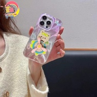 SSP006 Cute 3D Splitter Case can be rotated 360 Clariti Softcase Casing hp Compatible For Oppo A3X A