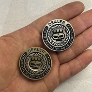 Edc Hand-push Coin Stress-Relief Toy, High-Tech Model, Creative Decompression Coin ppb Acupressure