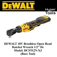 DEWALT 18V Brushless Open Head Ratchet Wrench 1/2" Dr (Model: DCF512N-XJ) (Bare Tool)