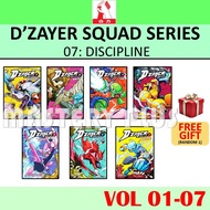 D'ZAYER SQUAD SERIES VOL 01-07: DISCIPLINE | 06: HUNTERS | 05: FEAR - CHILDREN AND TEENAGE COMIC DZA