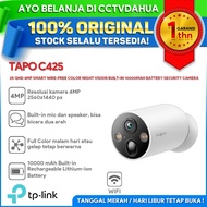 TP-LINK TAPO C425 2K QHD 4MP SMART WIRE-FREE COLOR NIGHT VISION 2 WAY AUDIO BUILT-IN 10000 MAH BATTE