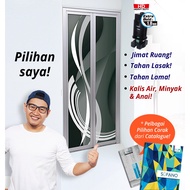 *PRE ORDER ONLY *Pintu Lipat untuk Tandas, Bifold Toilet Door, Pintu Tandas, Aluminium Door, Folding