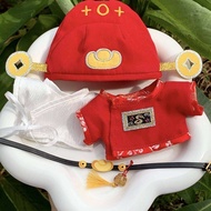Little God of Wealth 10cm Doll Clothes 10cm Cotton Doll Clothes Doll Clothes Clothes Creative Fun Ch