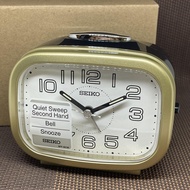 [TimeYourTime] Seiko Clock QHK060G Quiet Sweep Silent Movement Bell Alarm Light Alarm Clock QHK060