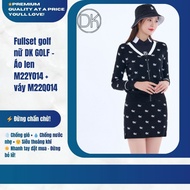 DK GOLF women's golf Fullset – Sweater M22Y014 + skirt M22Q014, elegant, dynamic and comfortable