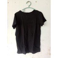 UNISEX BLACK T-SHIRT FOR WEIGHT 50 KG