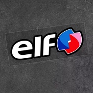 Elf elf Car Sticker Track JDM Modified Sticker Text Decorative Sticker Helmet Scratch Waterproof Reflective Sticker