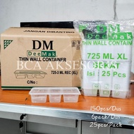 Thinwall DM Rectangle Long (XL) - 150 SET CARDBOARD/