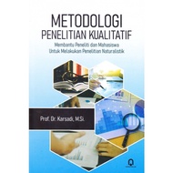 Qualitative Research Methodology Book; Helps Research and Students to Do Naturalistic Research