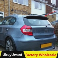 On sale Unpainted Primed Rear Trunk Roof Lip Trunk Spoiler Fiberglass Wing Fits for BMW 1 Series E81