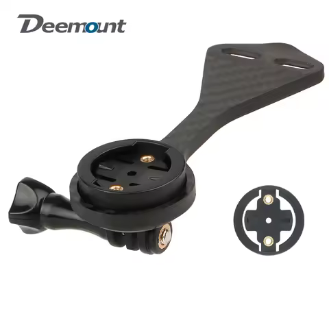 Out Front Bicycle Computer Mount for Garmin/Bryton/Wahoo Bike Light Attachment Gopro Interface Camer