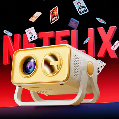 New Native Portable Projector HT23 PRO 800ANSI 1080P Auto Focus Keystone Correction Android13 BT5.2 