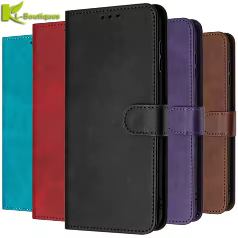 Pulse Pro Solid Color Flip Case on For HMD Pulse Pro Case Wallet Cover na for HMD Pulse+ Plus PulseP