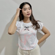 Coquette CROP TOP / WOMEN'S TOP / KOREAN CROPTOP