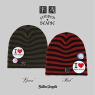 fallen angels STRIPED BEANIE