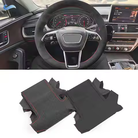 For Audi A6 S6 C8/4K A7 4K8 2018-2022 A8 S8 D5/4N 2022 E-Tron O Shape Hand-stitched Suede Leather Ca