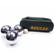 BOULES ลูกเปตองพร้อมกระเป๋า 1ชุดมี3ลูก ลาย 1