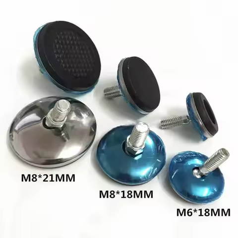 M6 M8 Stainless Steel Flexible and Adjustable Leveling Feet Pad Furniture Legs Anti-slip Base Office