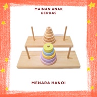 HANOI TOWER - Wooden Building Block Tower