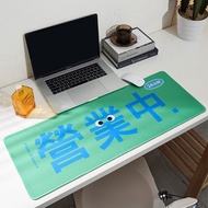 營業中電競游戲滑鼠墊 休息中超大辦公桌墊 可愛滑鼠墊