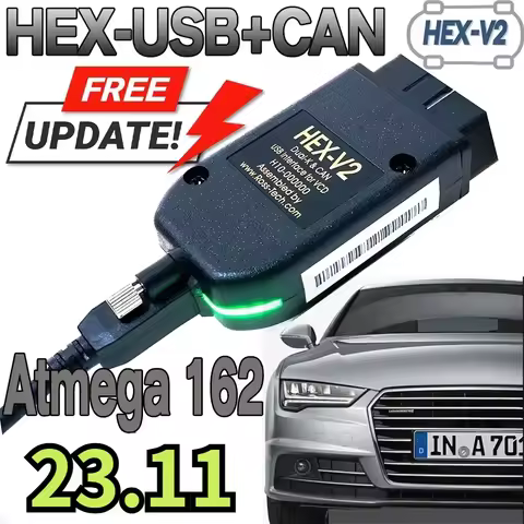 2023 Newest V23.11 VAG Scanner VAG Tool VAG KKL VCDS Cable OBD2 Diagnostic Cable Multi-Language OBD2