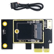 NGFF M.2 to PCIE Wireless Network Card Adapter Card Supports 7260 8265 1650 1675X AX200 AX210 Networ