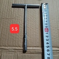 Small T-shaped short T-type socket wrench 5.5mm7mm8mm10mm12mm13mm1 4mm/socket wrench/socket wrench