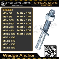 wedge anchor 8mm to 20mm / Expansion Bolt / Concrete Anchor / Mechanical Anchoring Anchor Bolt Wedge