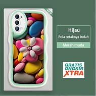 Jinouwe OPPO Reno 2Z 3 4 4F 5 5K 6 7 8 8T 7Z 8Z 9 F21 S A1 Pro 5G 4G Phone case Colorful 3D Stone Pa