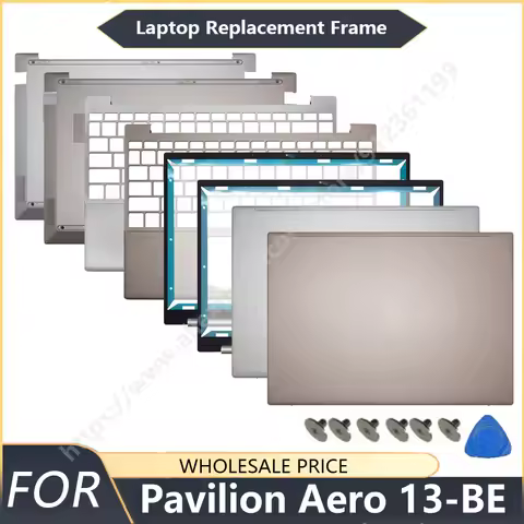 NEW For HP Pavilion Aero 13-BE Laptop LCD Back Cover Front Bezel Palmrest Bottom Case Laptop Frames 