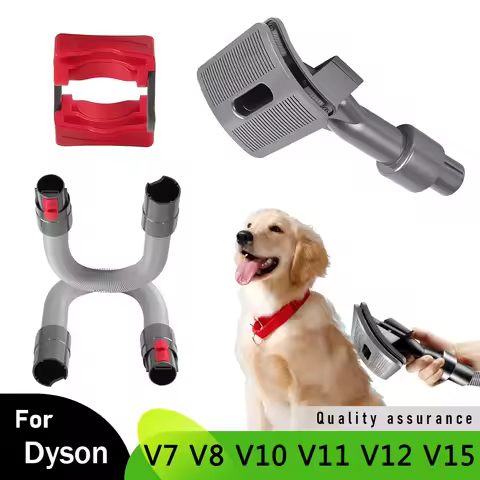 Pet Brush Flexible Hose For Dyson V7 V8 V10 V11 V12 V15 Hair Cleaning Parts Vacuum Cleaner Replaceme