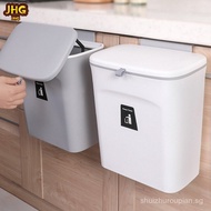 Hanging Trash Can for Kitchen Cabinet Door with Lid Wall Mounted Counter Waste Bin Plastic/WASTE BIN