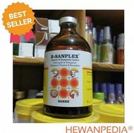B SANPLEX 100 ml INJEKSI - Vitamin B Kompleks Hewan Bsanplex Sanbe