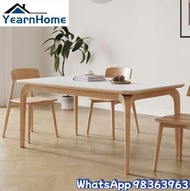 岩板飯枱 餐枱 Dining table 【包送貨 Free Delivery】 方形枱 餐椅 餐桌 餐枱餐椅組合 Dining table with chairs 枱 桌 檯 椅 凳 YHC-H11
