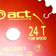 ราคาถูก ACT ใบตัดไม้ ใบเลื่อย ใบเลื่อยตัดไม้ ใบเลื่อยวงเดือน ใบเลื่อยวงเดือนคาร์ไบท์ขนาด 10 นิ้ว 24/30/40/60/80 ฟัน