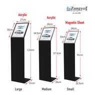 4S Shop A4 Info Display Stand Price Card display poster easel stand