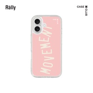 CaseClub เคสคลับ เคสไอโฟน ซัมซุง เคสแม่เหล็ก ลาย Rally Bubblegum Movement Rally ลาย Movement สีชมพูใ