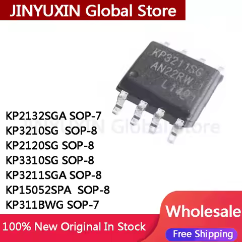 10Pcs KP2132SGA SOP-7 KP3210SG KP2120SG KP3310SG SOP-8 KP3211SGA KP15052SPA SOP-8 KP311BWG SOP-7 IC