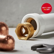 BSP 1/8 1/4 3/8 1/2 3/4 G1 Male to Female Thread Copper Pipe Fittings, Brass Flexible Hoses, Reducer