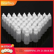 [Shop Malaysia] 50pcs 10ml volume empty plastic squeezable bottles container