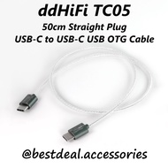 DdHiFi TC05 Straight Plug USB-C to USB-C USB OTG Cable for DAC/AMP